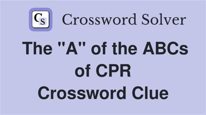 CPR performers Crossword Clue