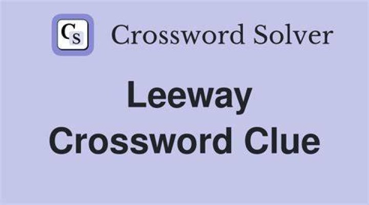 Creator’s leeway Crossword Clue