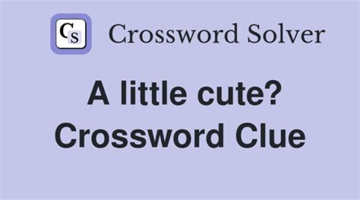 Cute little mishap Crossword Clue