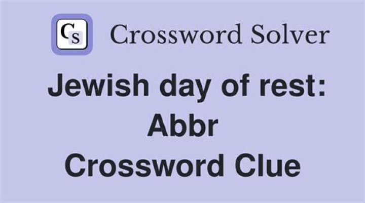Day following hump day: Abbr. Crossword Clue