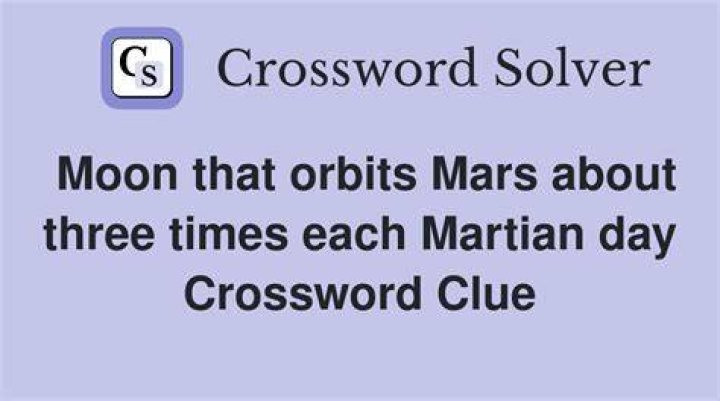 Day on Mars Crossword Clue