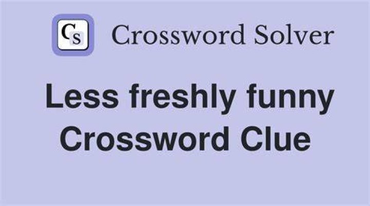 De ___ (freshly) Crossword Clue