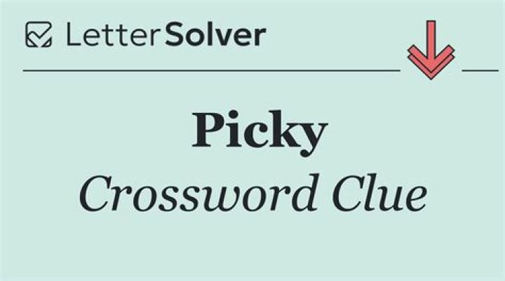Difference between icky and picky? Crossword Clue