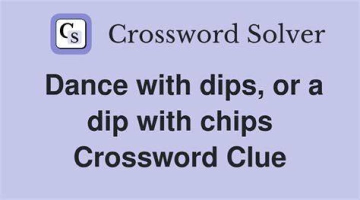 Dip for chips, informally Crossword Clue