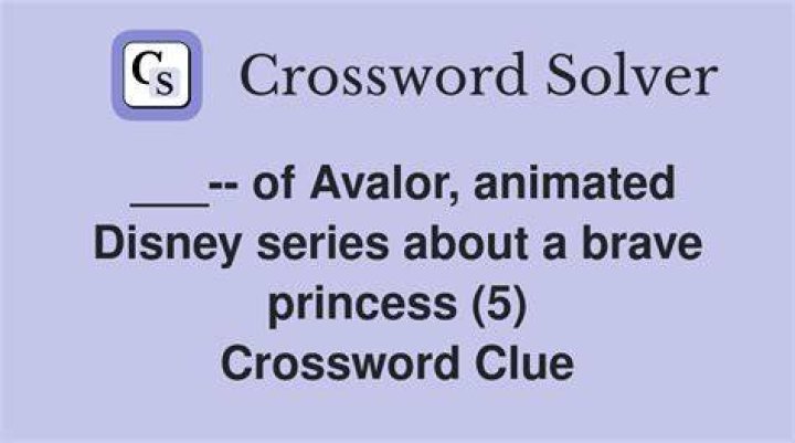 Disney’s princess of Avalor Crossword Clue