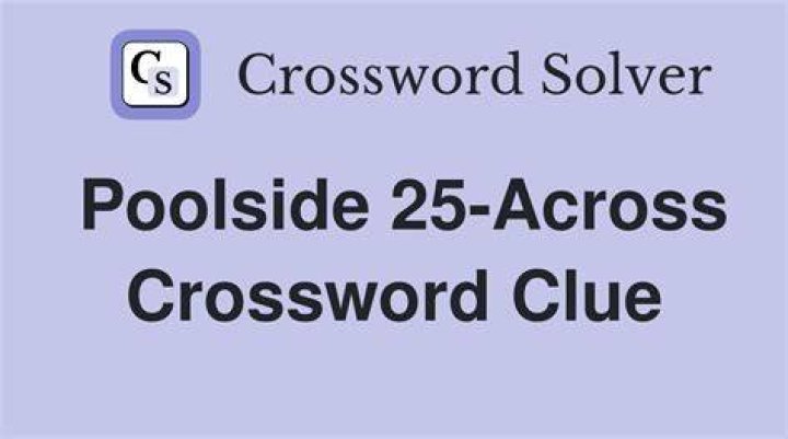 Disruption for a poolside sunbather Crossword Clue