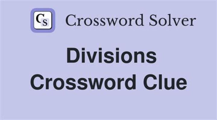 Divisions for weightlifters Crossword Clue
