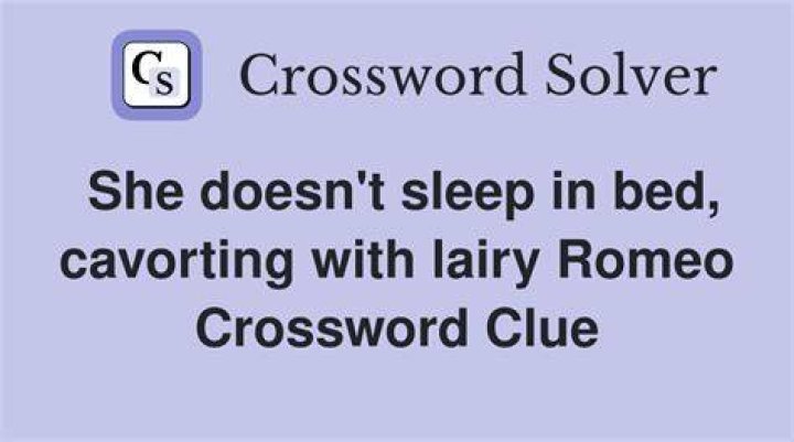 Doesn’t sleep well Crossword Clue