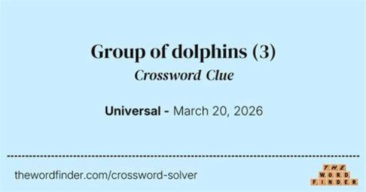 Dolphins’ div. Crossword Clue