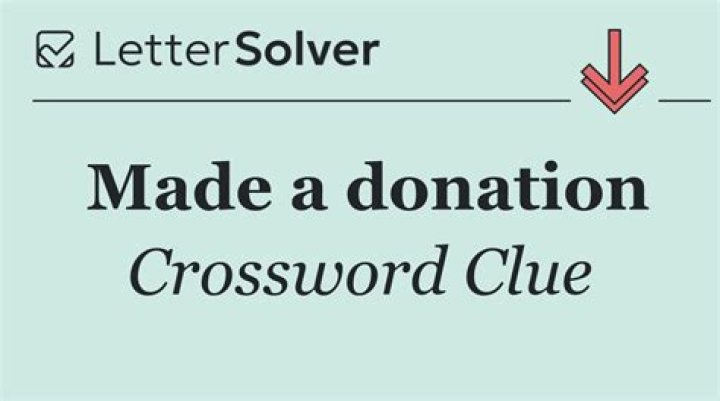 Donation center Crossword Clue