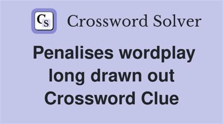 Drawn-out Crossword Clue
