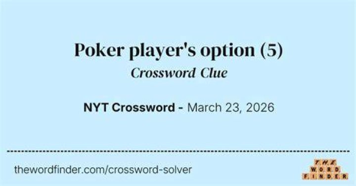 Dream hand for a poker player Crossword Clue