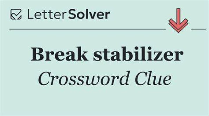 Driving stabilizer Crossword Clue