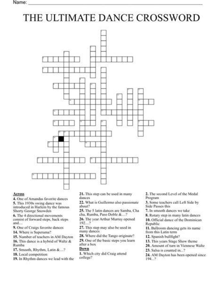 Electric ___ (dance) Crossword Clue