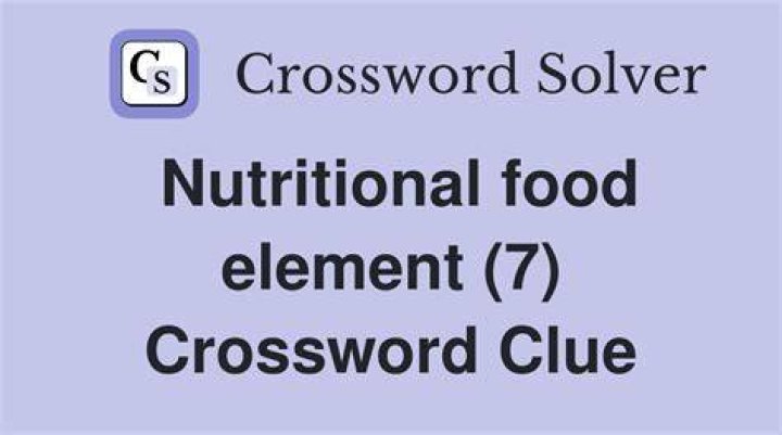Element in some food product advertising Crossword Clue