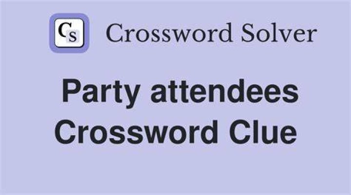 Elite party attendees Crossword Clue