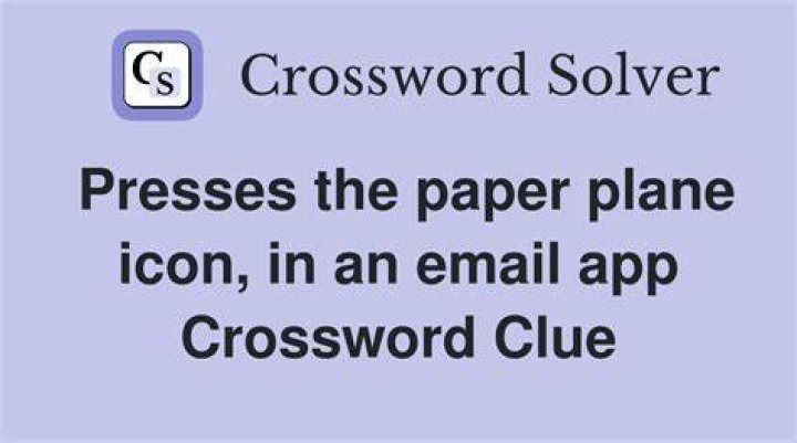 Email action with a paper clip icon Crossword Clue