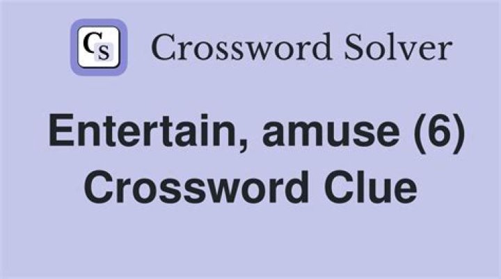 Entertain with a story Crossword Clue
