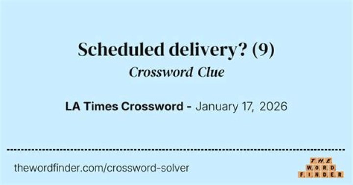 Experimental delivery option Crossword Clue