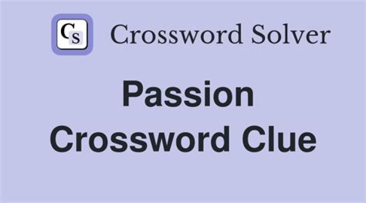 Faint with passion Crossword Clue