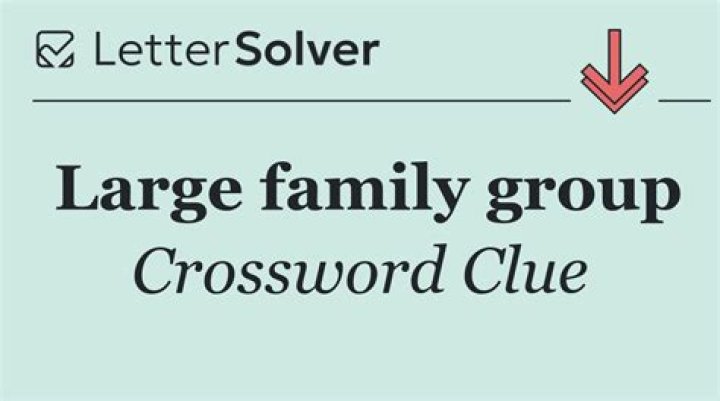 Family group Crossword Clue