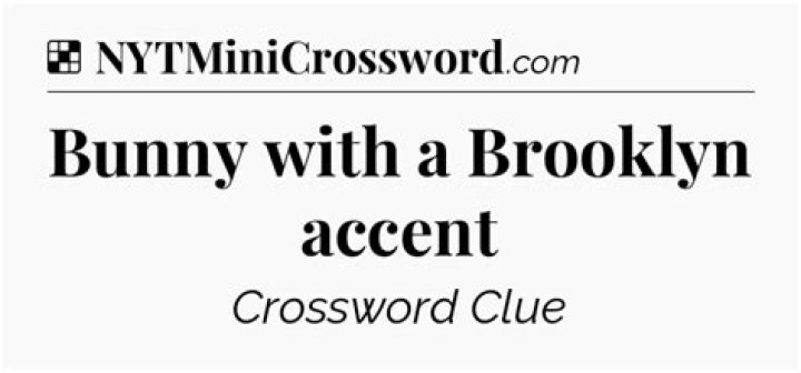 Famous toon with a Brooklyn accent Crossword Clue