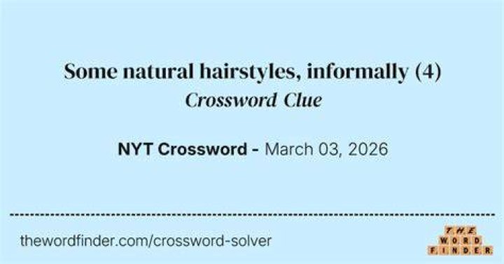 Fancy hairstyles, informally Crossword Clue