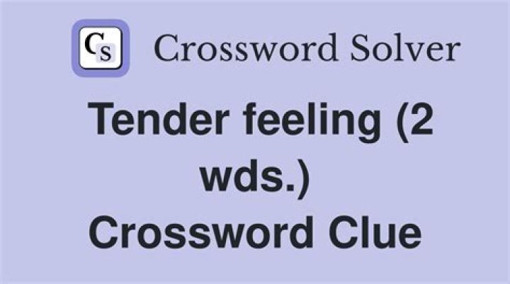 Feeling tender Crossword Clue