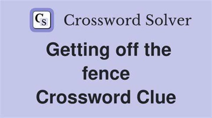 Fence in Crossword Clue