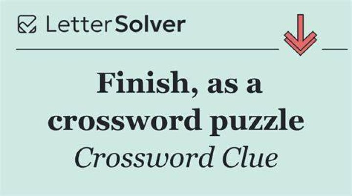 ___ finish Crossword Clue