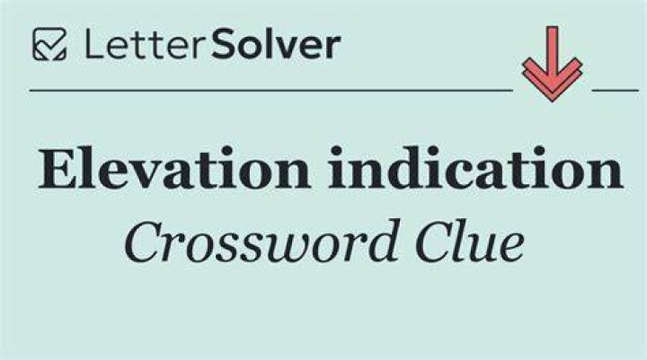 First indication Crossword Clue