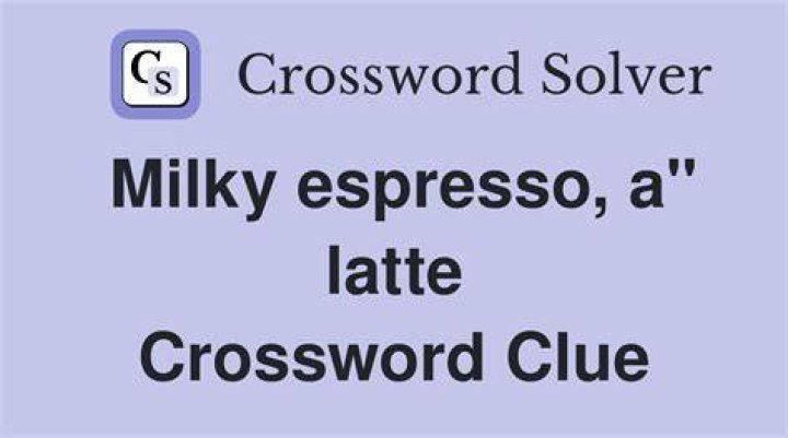 Foamy part of un espresso Crossword Clue