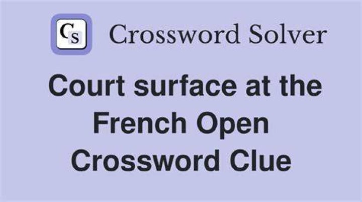 French open activity, for short? Crossword Clue