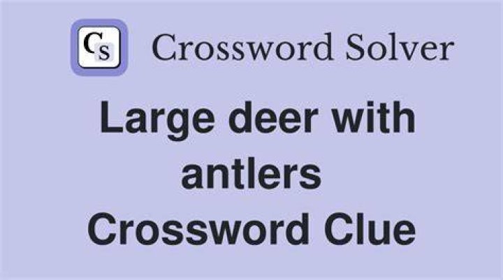Game with antlers Crossword Clue