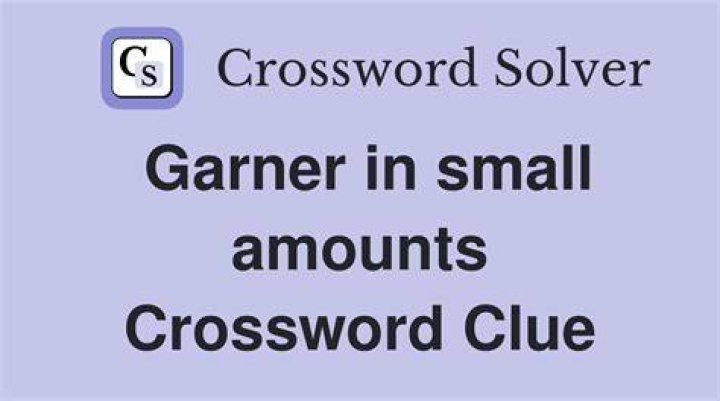 Garner Crossword Clue