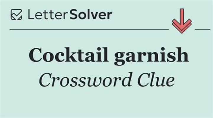 Garnish for a Corona Crossword Clue