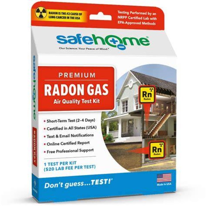 Gas detected by home test kits Crossword Clue