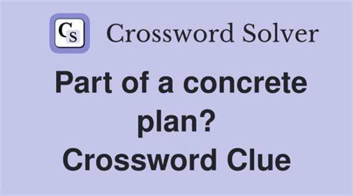 General plan? Crossword Clue