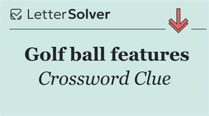Golf ball’s path Crossword Clue