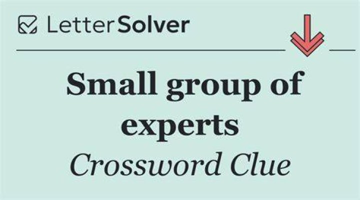 Group of experts Crossword Clue