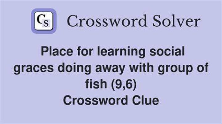 Group of fish Crossword Clue