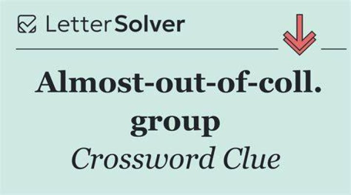 Group sometimes said to be “out” Crossword Clue