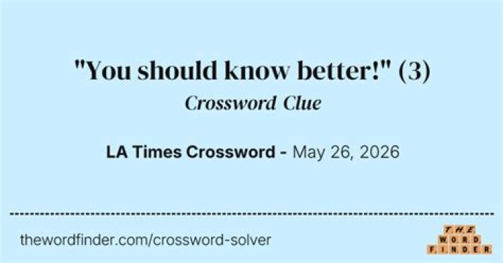 Group who ought to know better? Crossword Clue