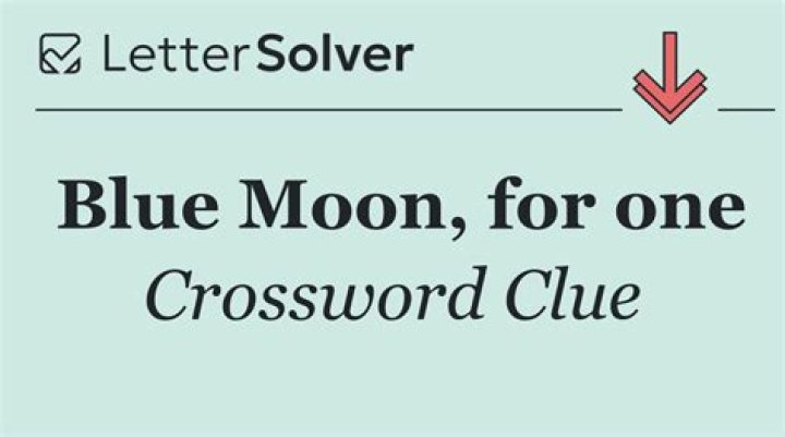 Happening once in a blue moon Crossword Clue