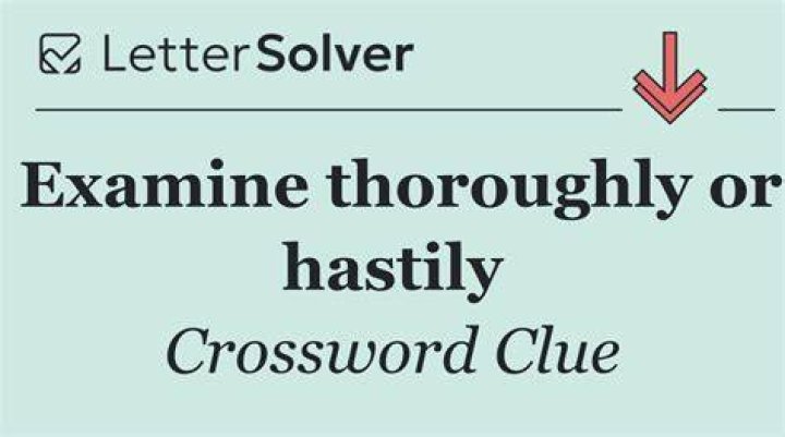 Hastily Crossword Clue