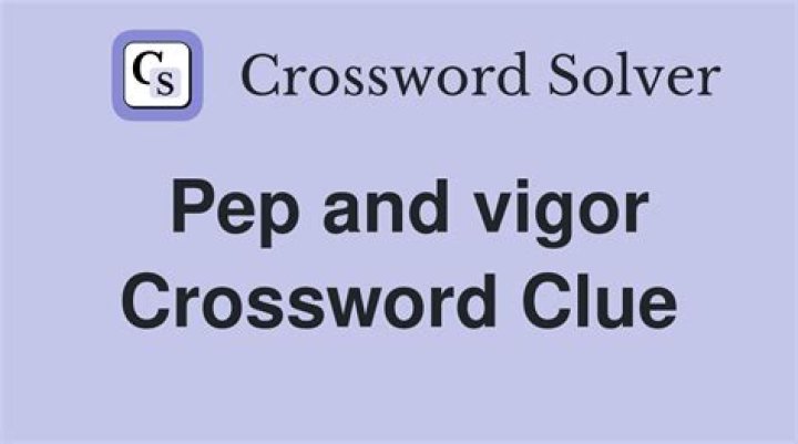 Having some pep Crossword Clue