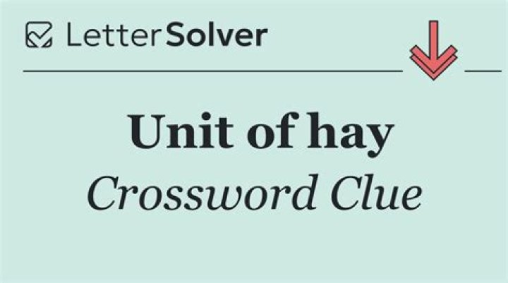 Hay there! Crossword Clue