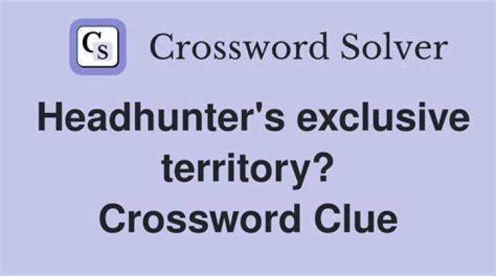 Headhunter’s correspondent Crossword Clue