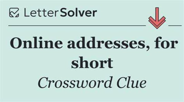 Hidden addresses, for short Crossword Clue