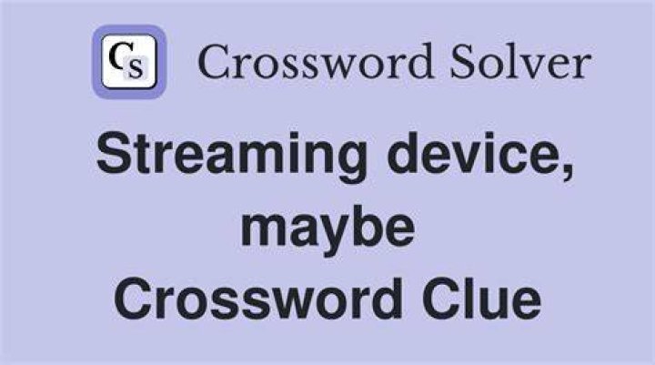 Home theater feature, maybe Crossword Clue